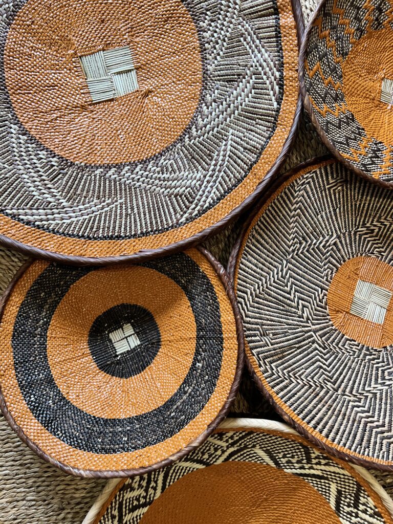 Painted Binga Baskets