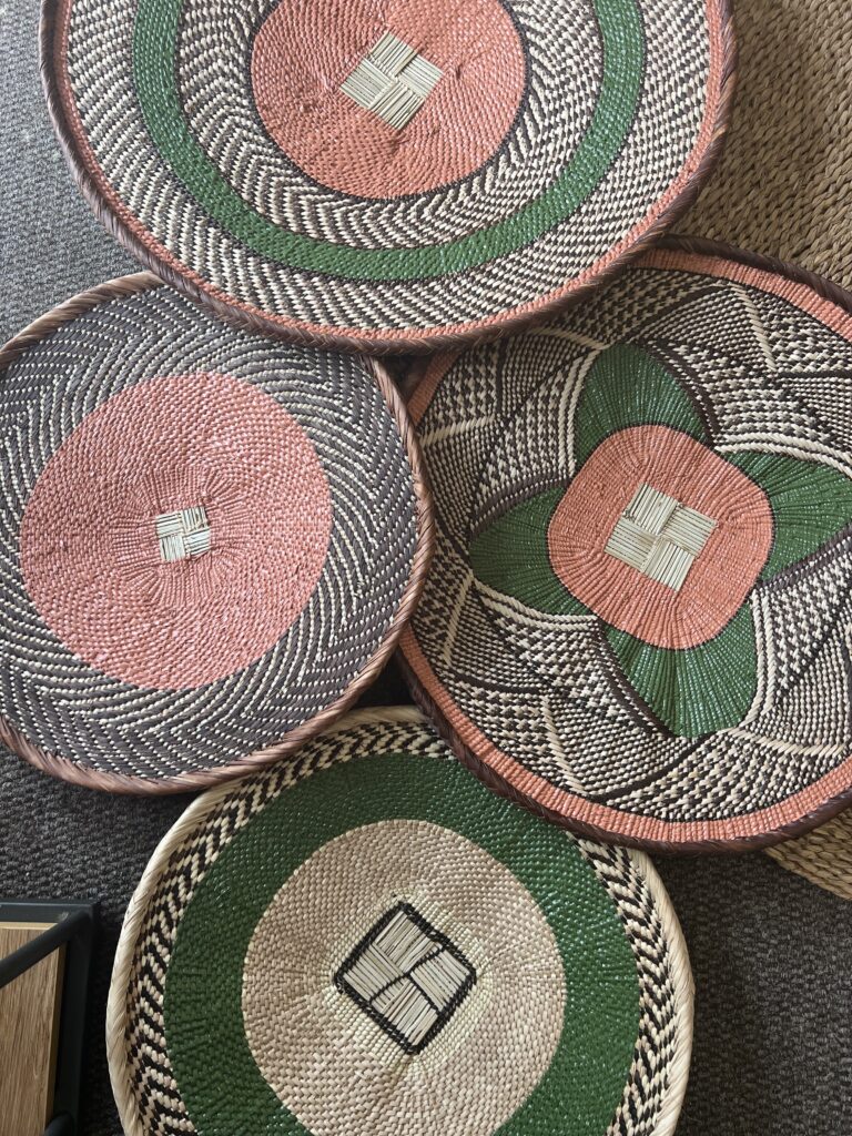 Painted Binga Baskets